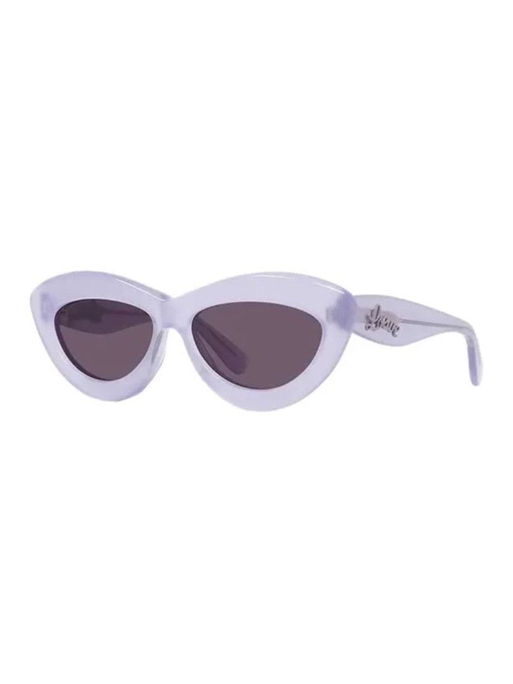 Loewe Lilac Cat-Eye Sunglasses with Dark Lenses